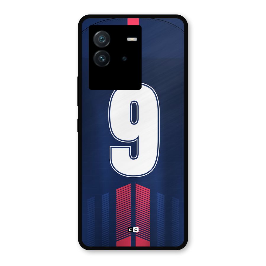 Jersy No 9 Metal Back Case for iQOO Neo 6 5G