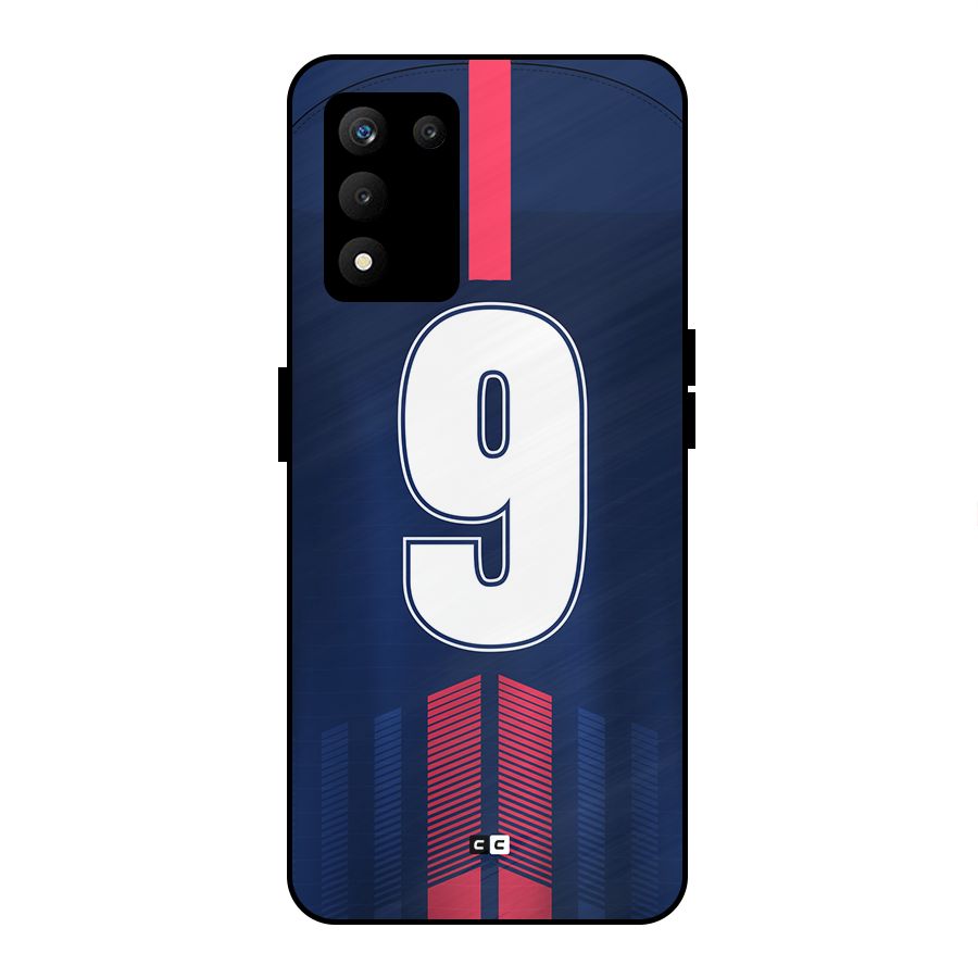 Jersy No 9 Metal Back Case for realme 9 5G SE