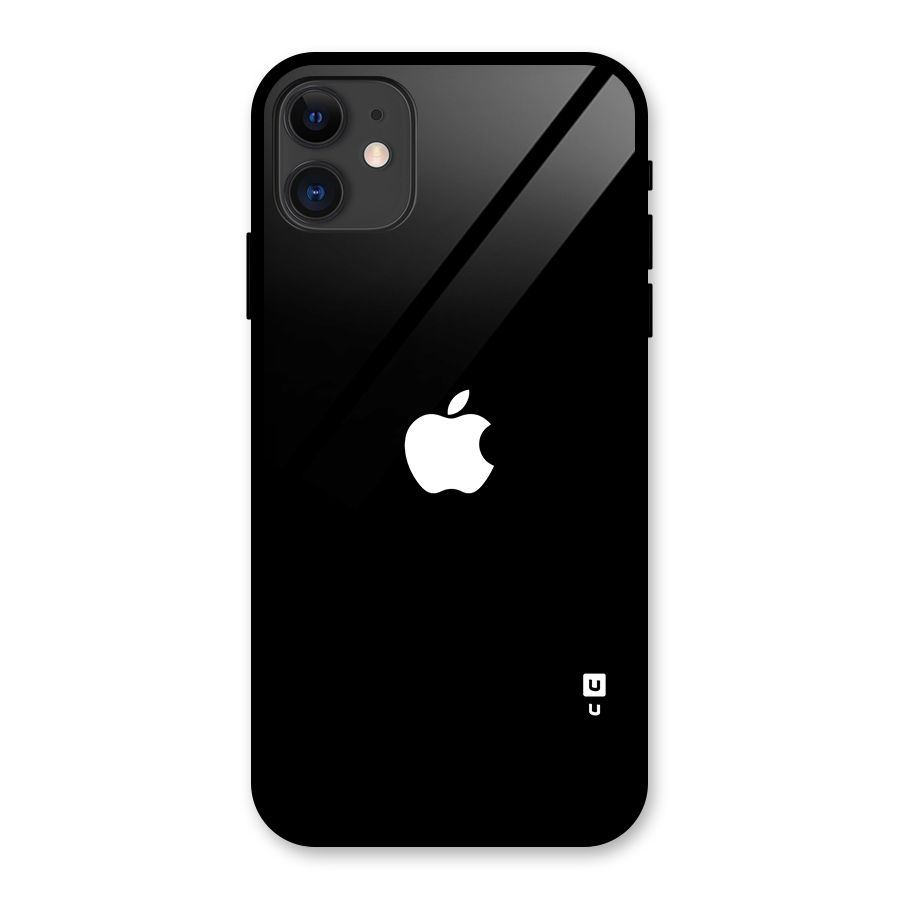 Jet Black Apple Special Glass Back Case for iPhone 11