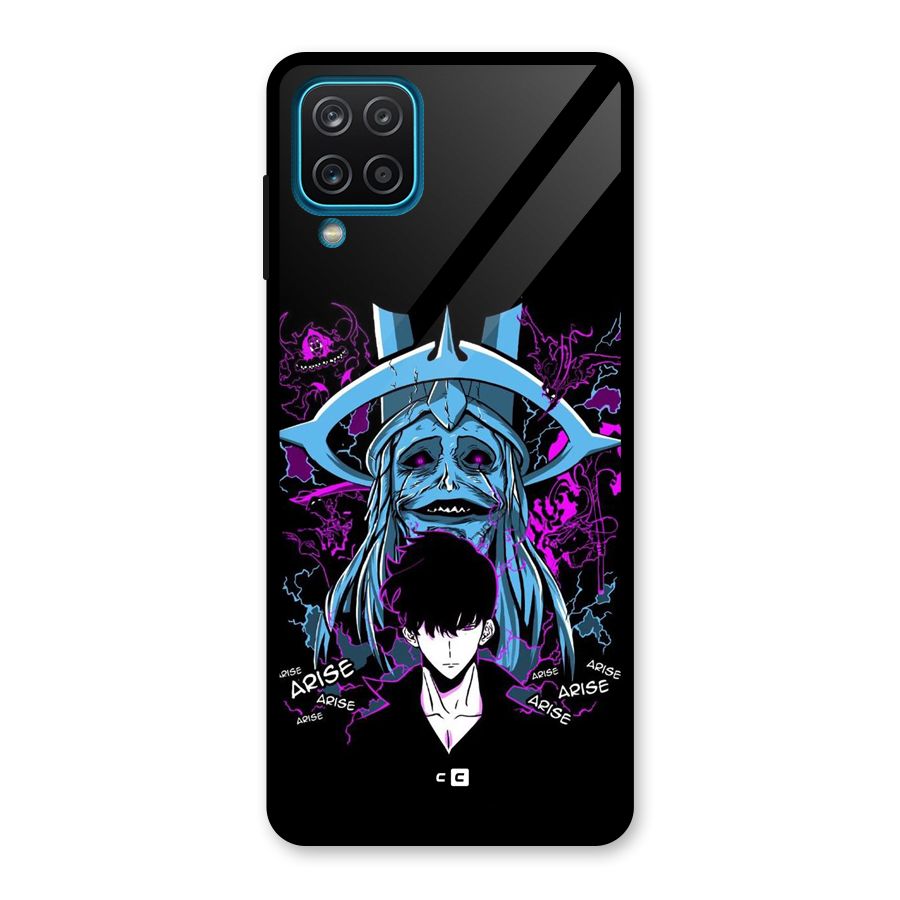 Jinwoo Arise Glass Back Case for Galaxy A12