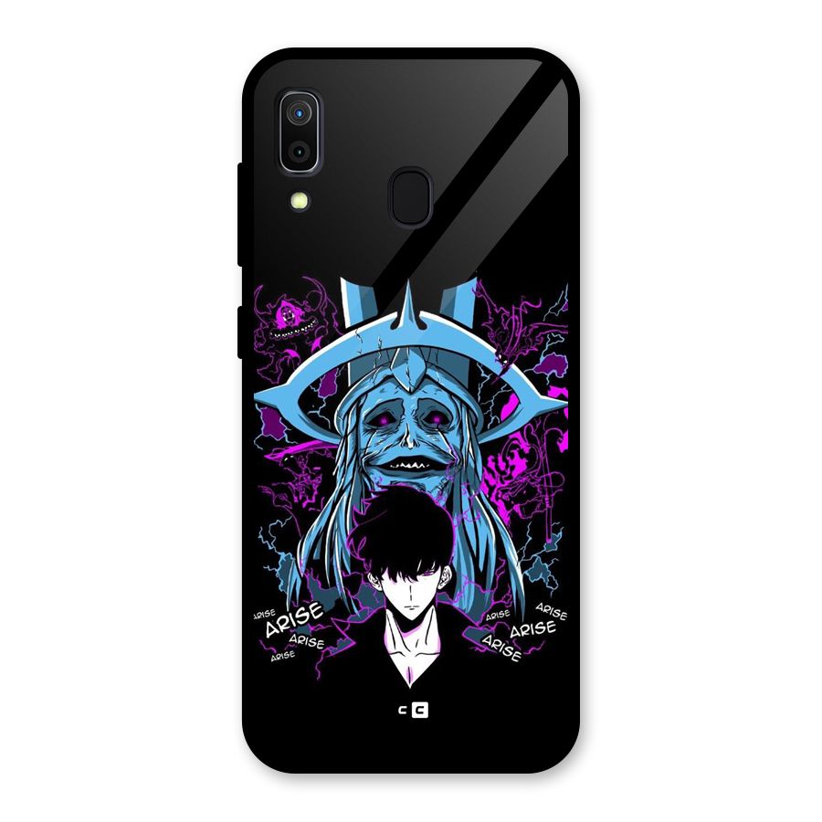 Jinwoo Arise Glass Back Case for Galaxy A30