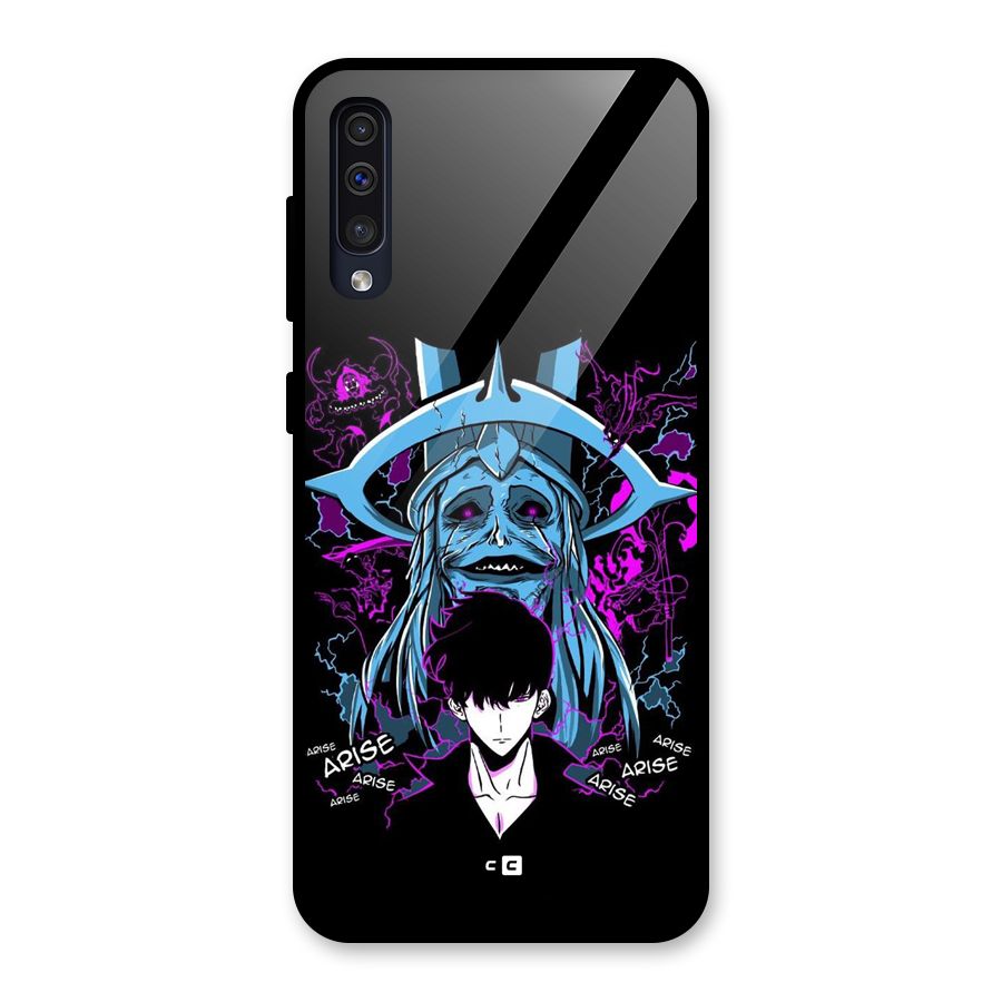 Jinwoo Arise Glass Back Case for Galaxy A30s