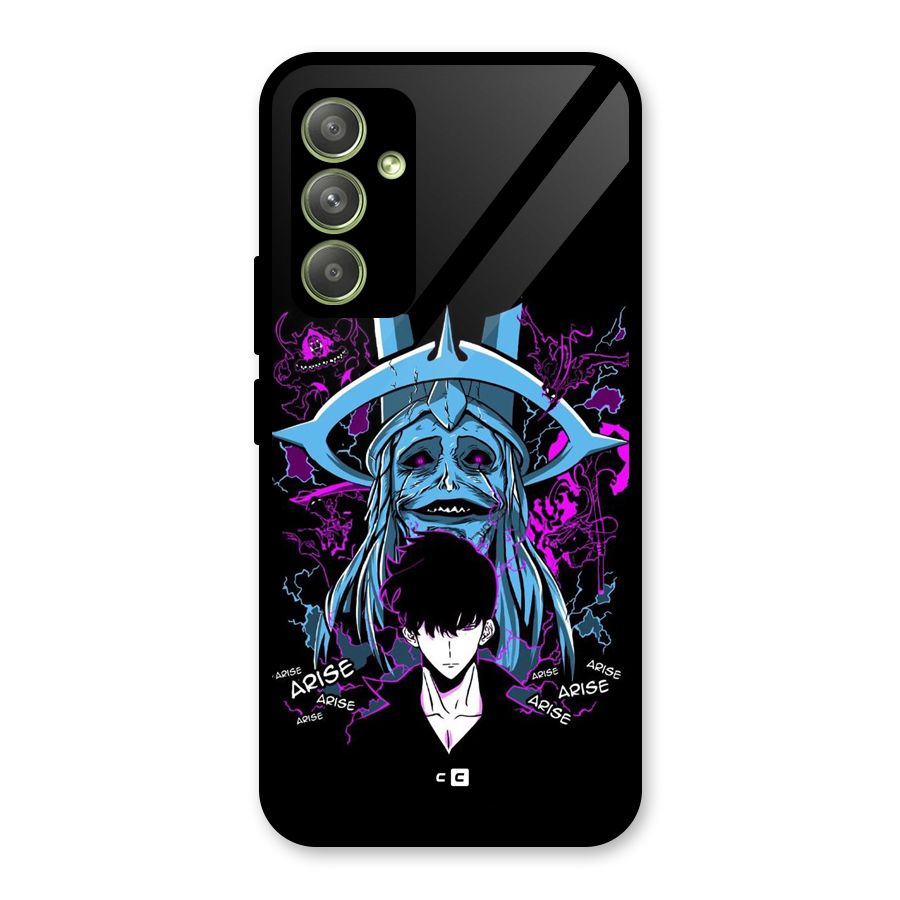 Jinwoo Arise Glass Back Case for Galaxy A54
