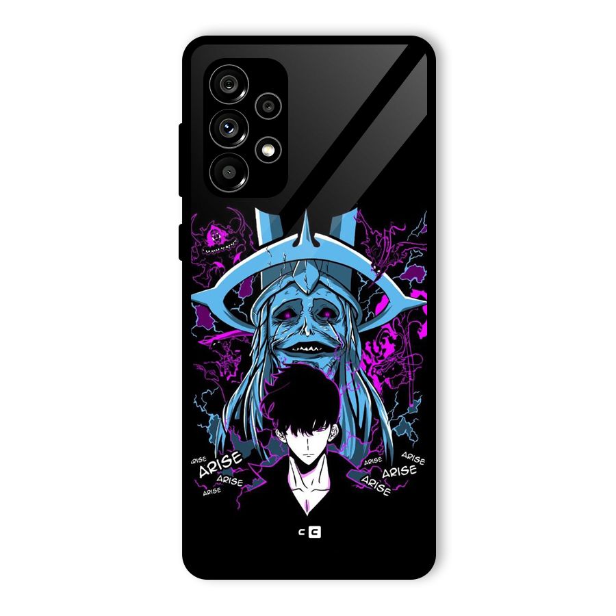 Jinwoo Arise Glass Back Case for Galaxy A73 5G