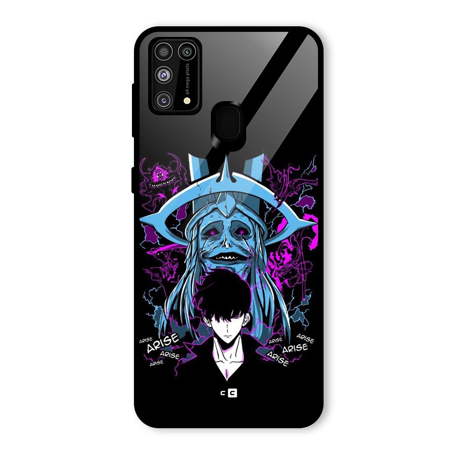 Jinwoo Arise Glass Back Case for Galaxy F41