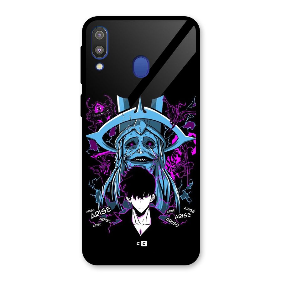 Jinwoo Arise Glass Back Case for Galaxy M20