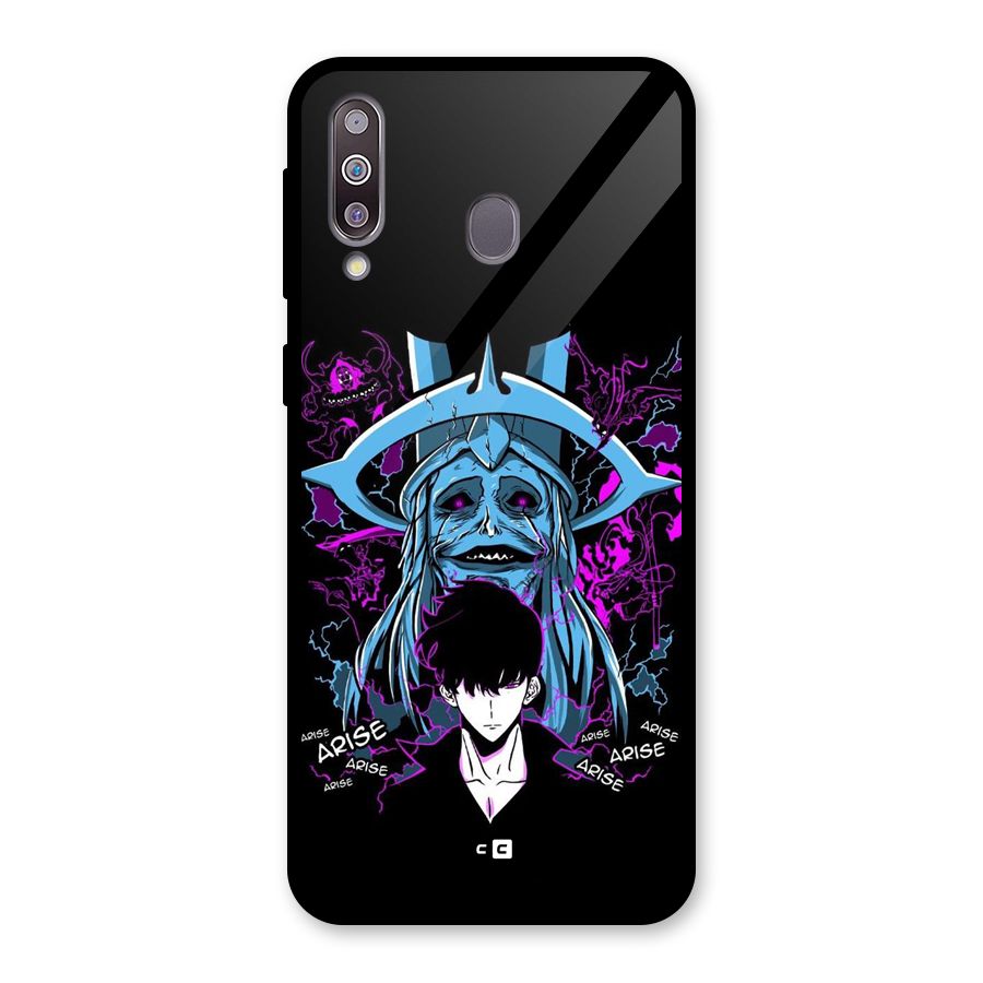 Jinwoo Arise Glass Back Case for Galaxy M30