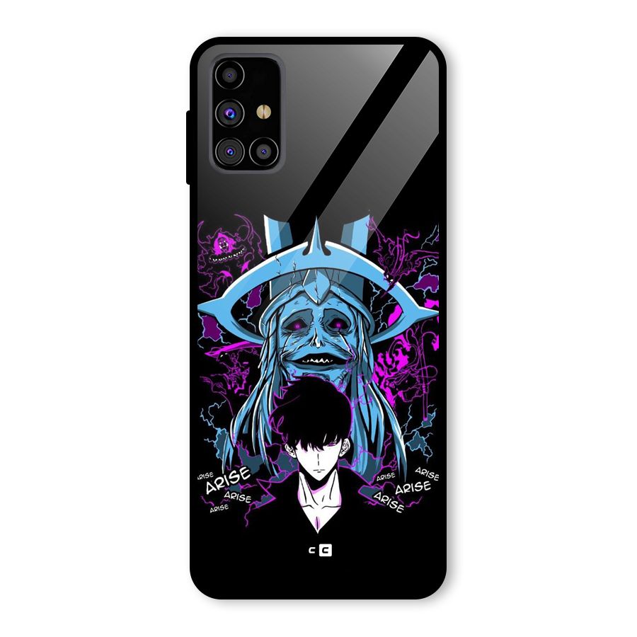 Jinwoo Arise Glass Back Case for Galaxy M31s