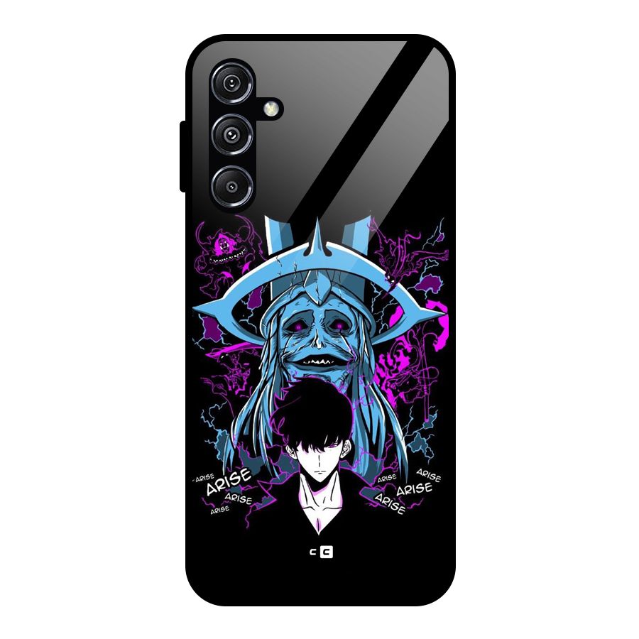 Jinwoo Arise Glass Back Case for Galaxy M34 5G