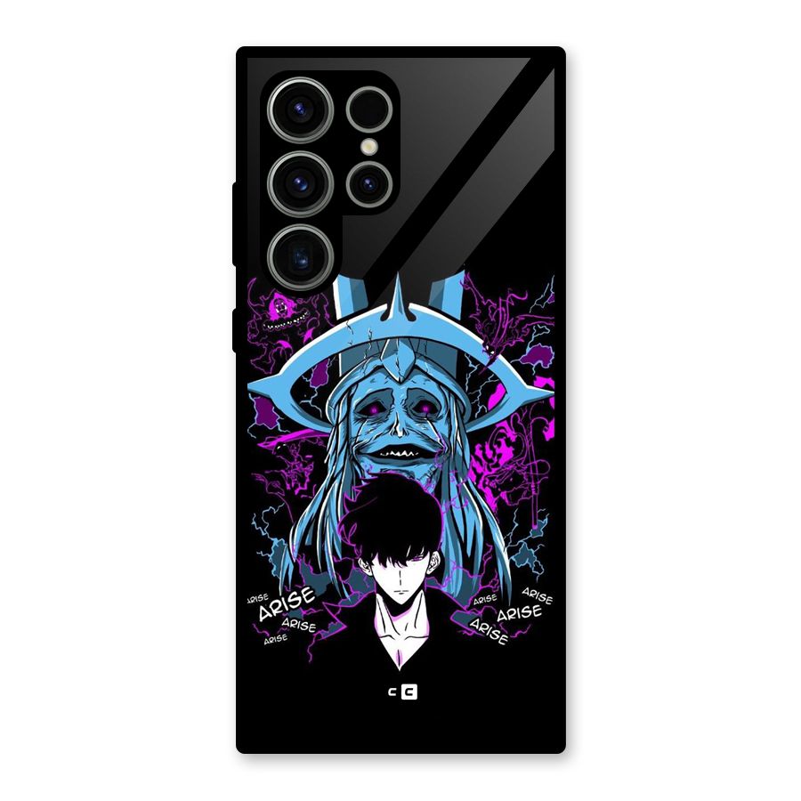 Jinwoo Arise Glass Back Case for Galaxy S23 Ultra