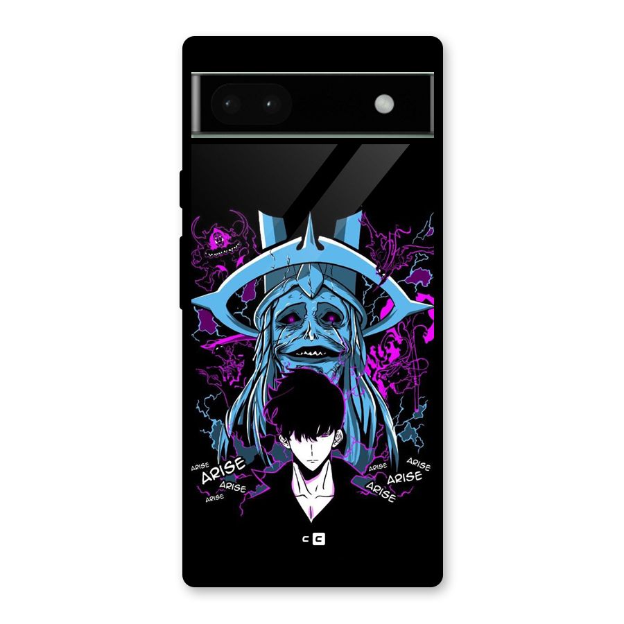 Jinwoo Arise Glass Back Case for Google Pixel 6a