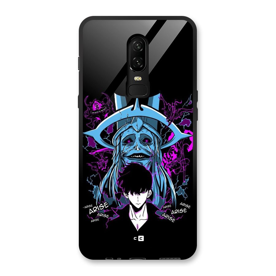 Jinwoo Arise Glass Back Case for OnePlus 6