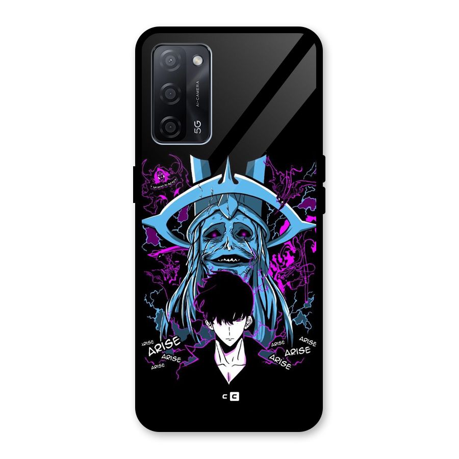 Jinwoo Arise Glass Back Case for Oppo A53s 5G