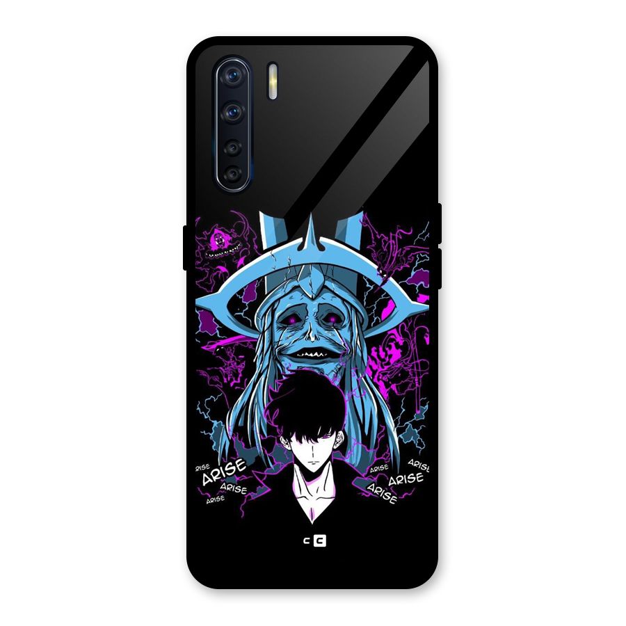 Jinwoo Arise Glass Back Case for Oppo F15