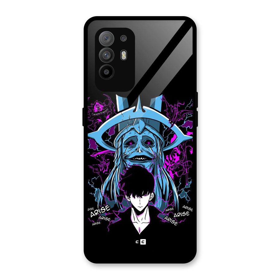 Jinwoo Arise Glass Back Case for Oppo F19 Pro Plus 5G