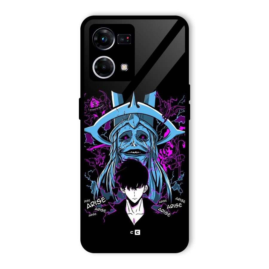 Jinwoo Arise Glass Back Case for Oppo F21 Pro 4G
