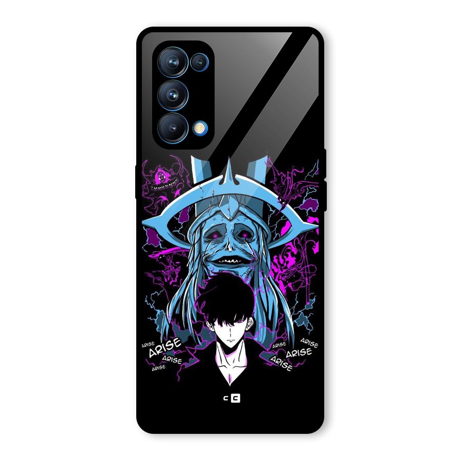 Jinwoo Arise Glass Back Case for Oppo Reno5 Pro 5G