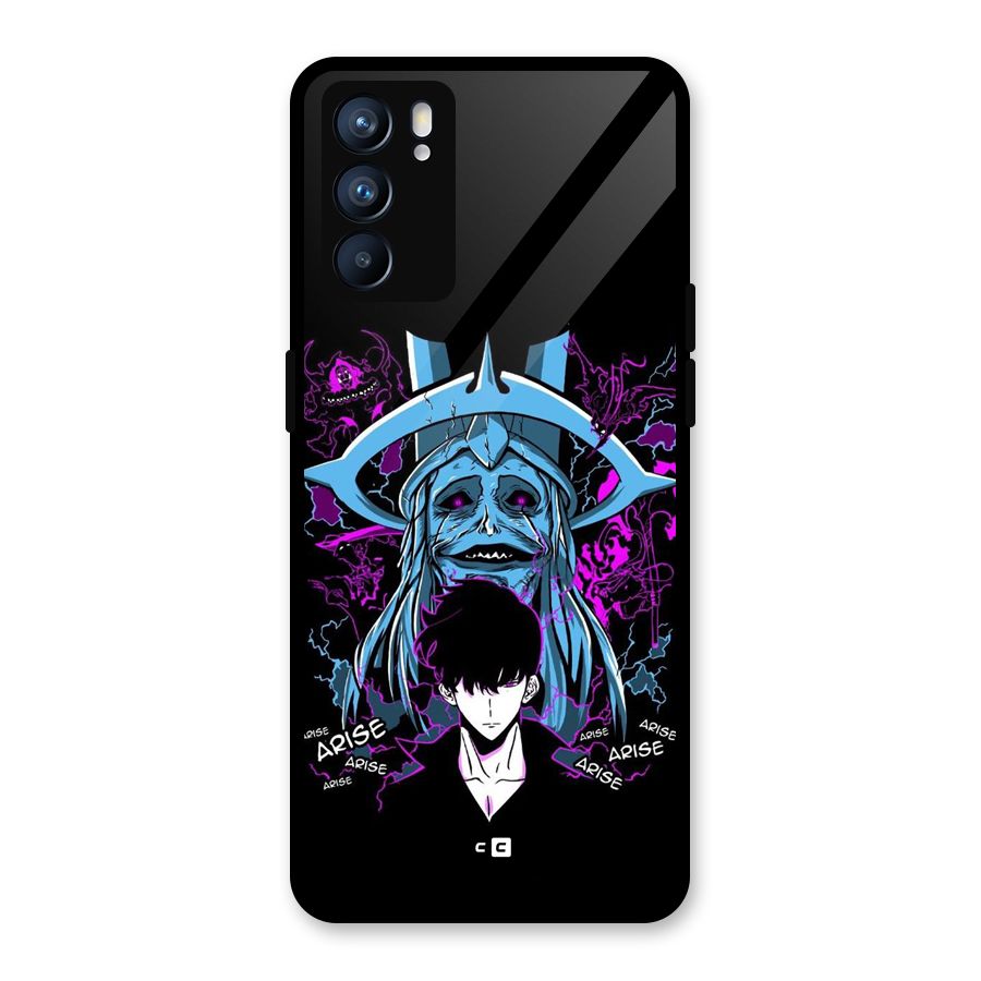 Jinwoo Arise Glass Back Case for Oppo Reno6 5G