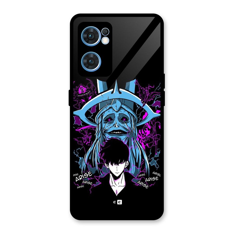 Jinwoo Arise Glass Back Case for Oppo Reno7 5G