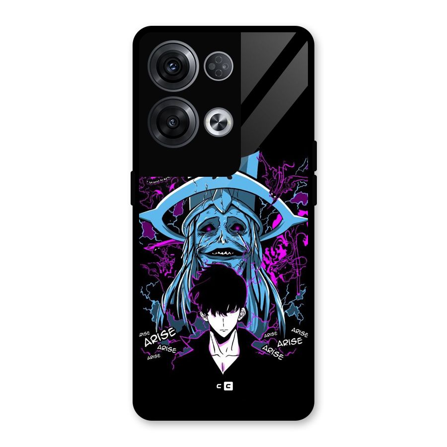 Jinwoo Arise Glass Back Case for Oppo Reno8 Pro 5G