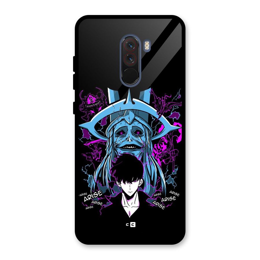 Jinwoo Arise Glass Back Case for Poco F1