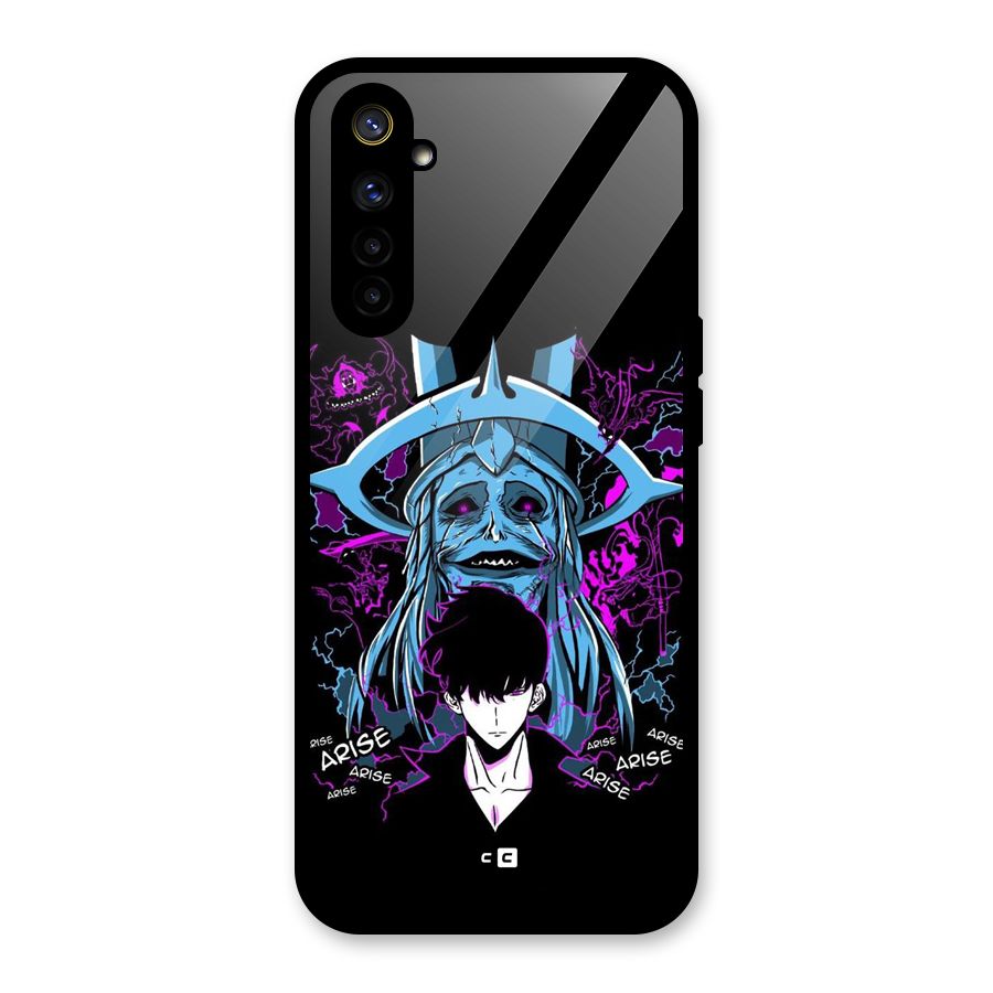 Jinwoo Arise Glass Back Case for Realme 6