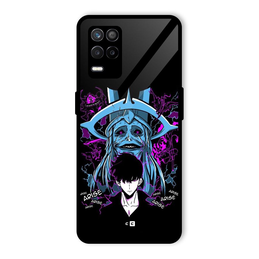 Jinwoo Arise Glass Back Case for Realme 8s 5G