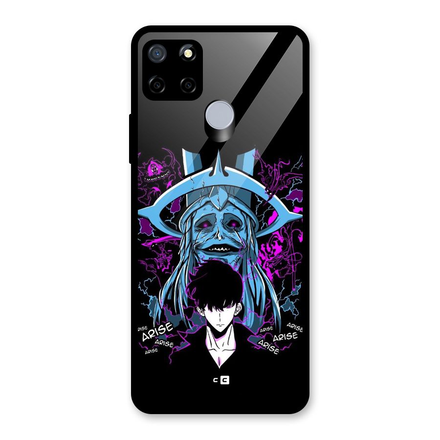 Jinwoo Arise Glass Back Case for Realme Narzo 30A