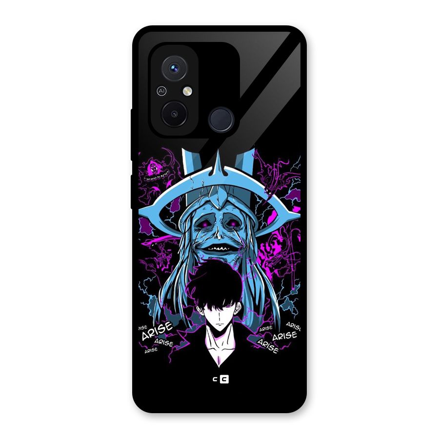 Jinwoo Arise Glass Back Case for Redmi 12C