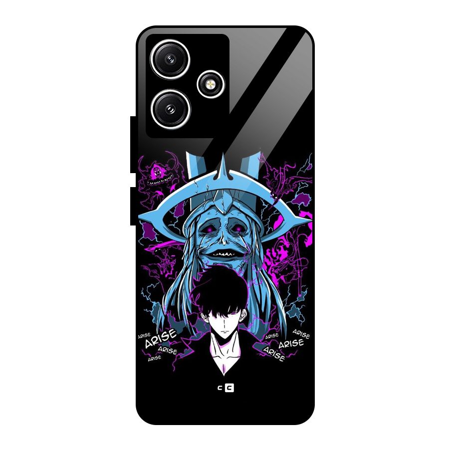 Jinwoo Arise Glass Back Case for Redmi 12 5G