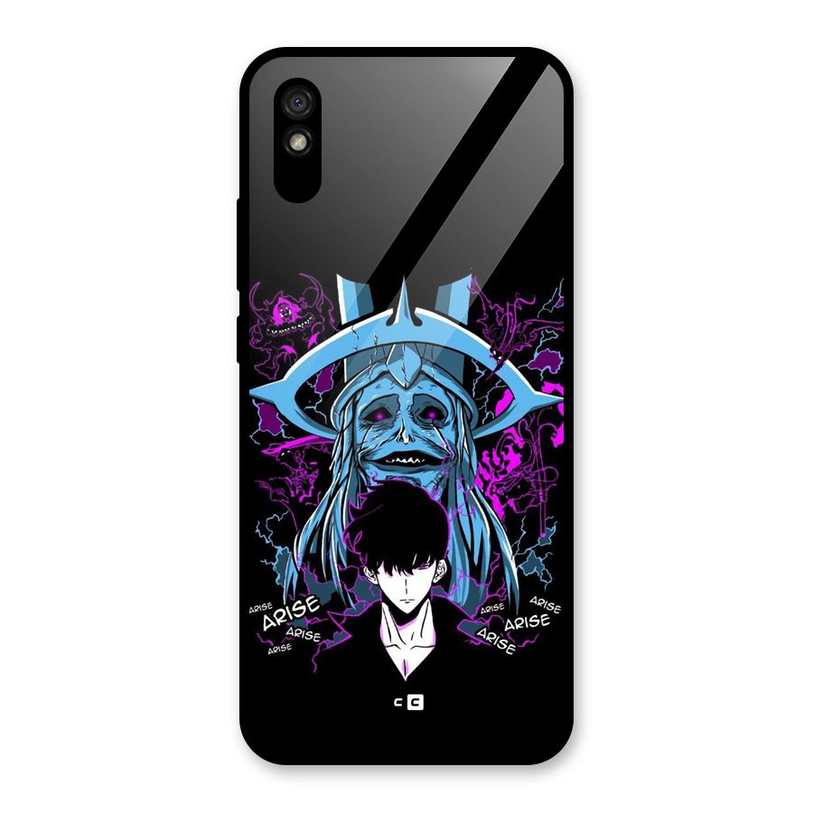 Jinwoo Arise Glass Back Case for Redmi 9i