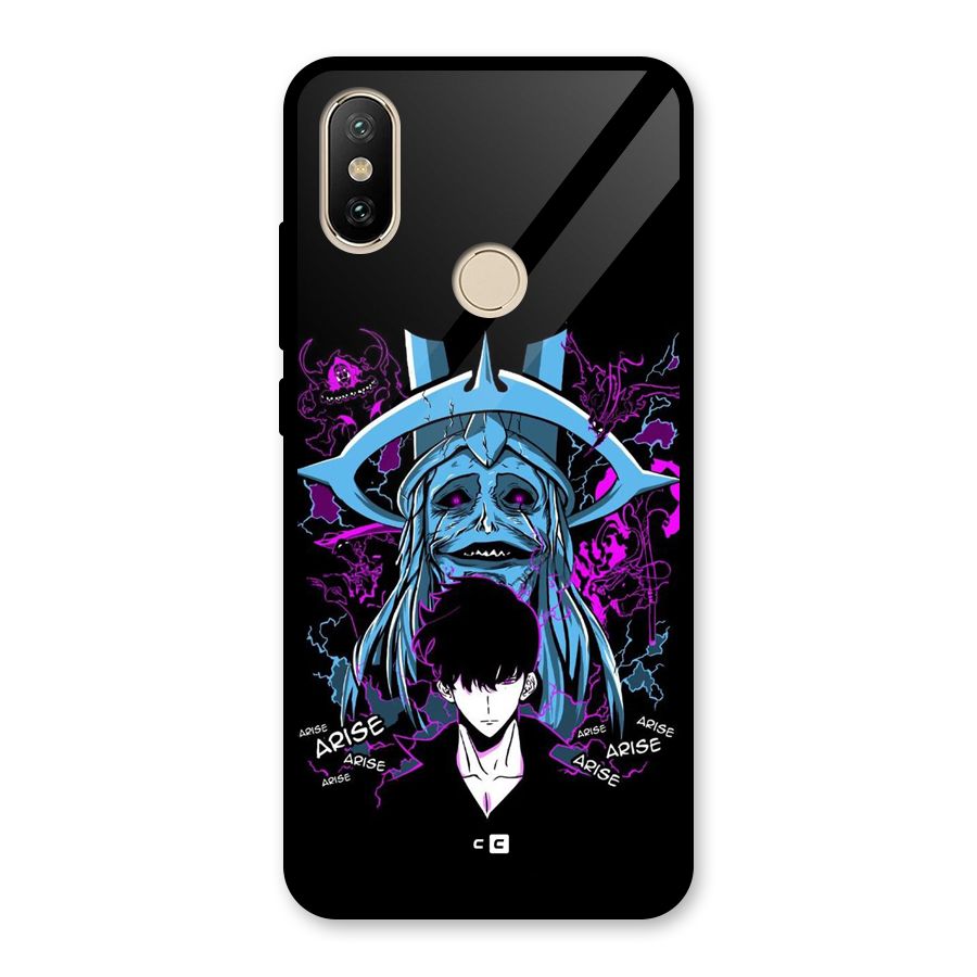 Jinwoo Arise Glass Back Case for Redmi A2
