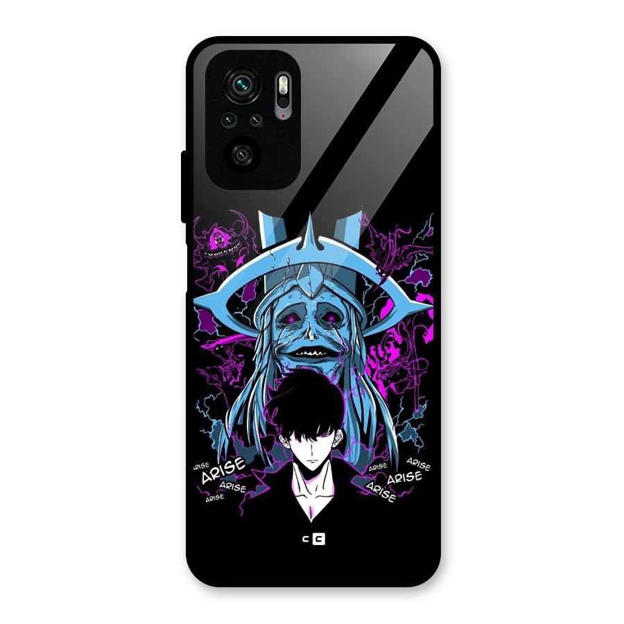 Jinwoo Arise Glass Back Case for Redmi Note 11 SE