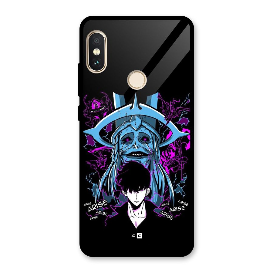 Jinwoo Arise Glass Back Case for Redmi Note 5 Pro
