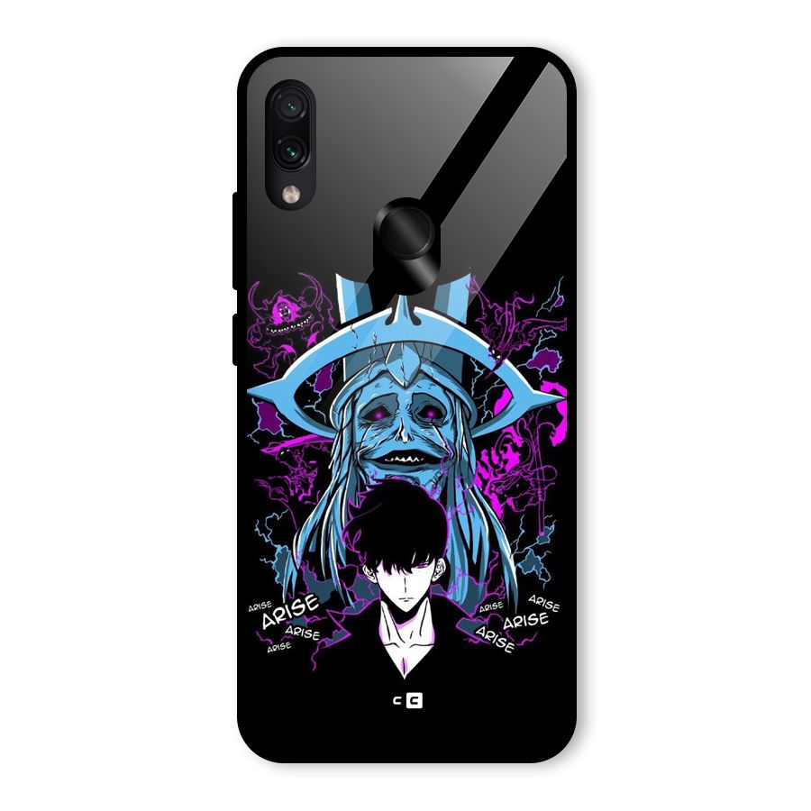 Jinwoo Arise Glass Back Case for Redmi Note 7