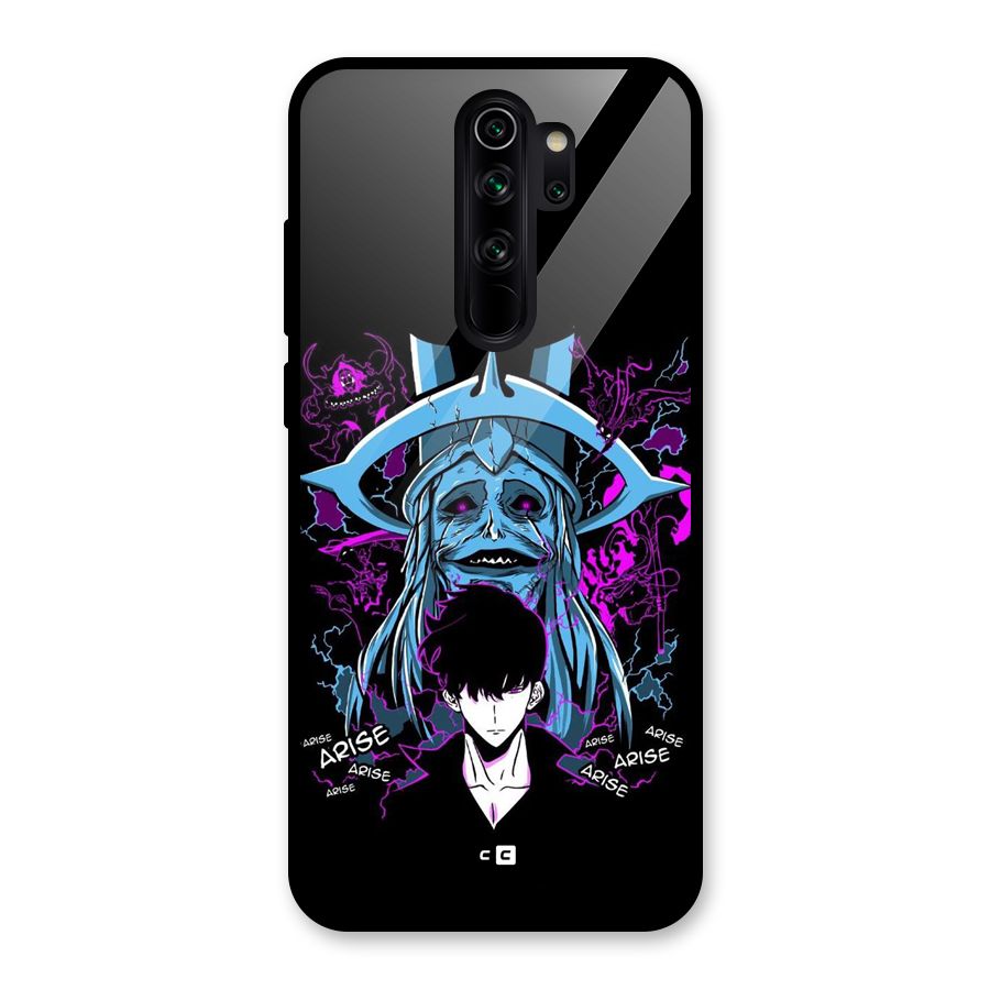 Jinwoo Arise Glass Back Case for Redmi Note 8 Pro