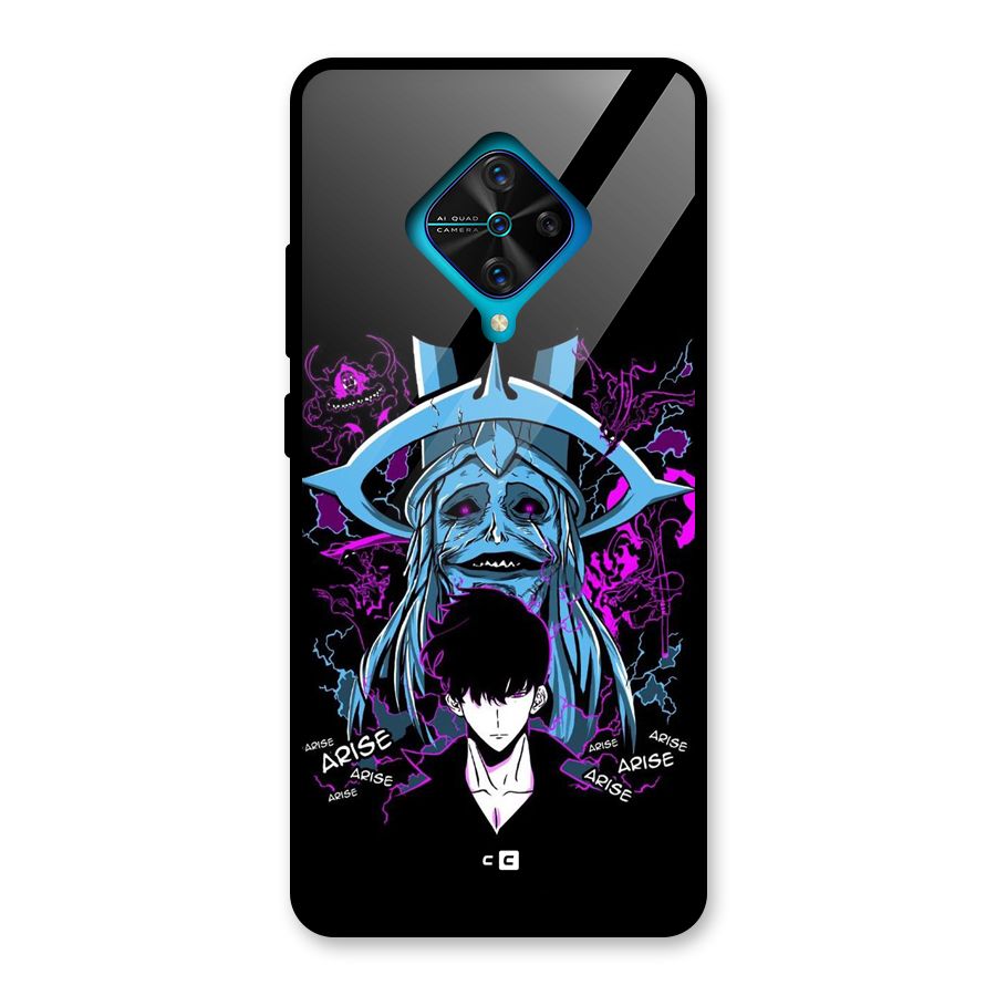 Jinwoo Arise Glass Back Case for Vivo S1 Pro