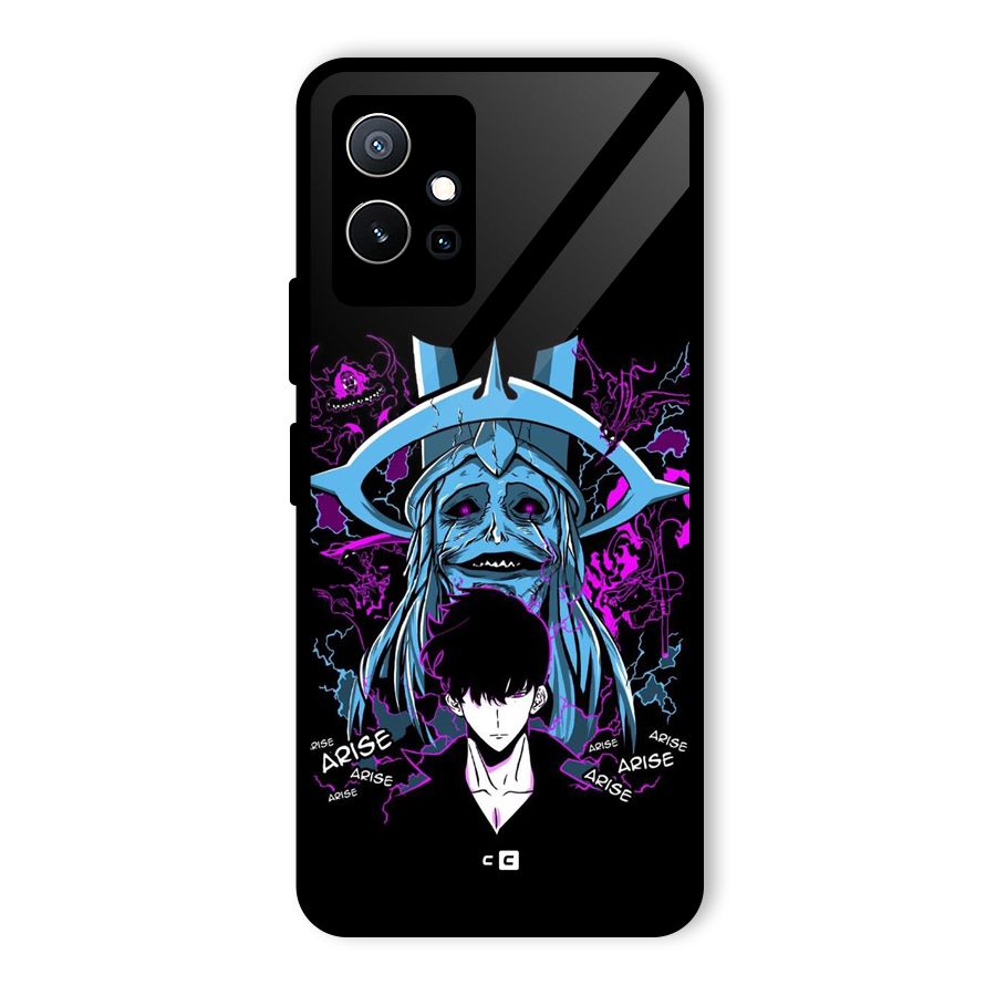 Jinwoo Arise Glass Back Case for Vivo T1 5G