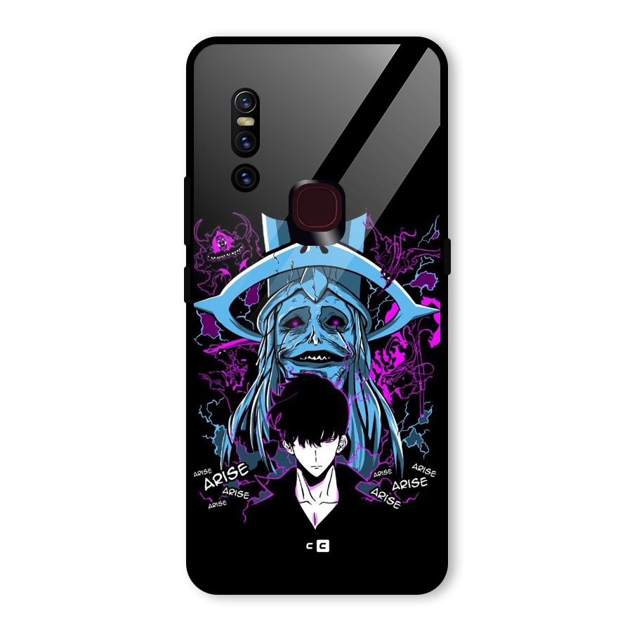 Jinwoo Arise Glass Back Case for Vivo V15