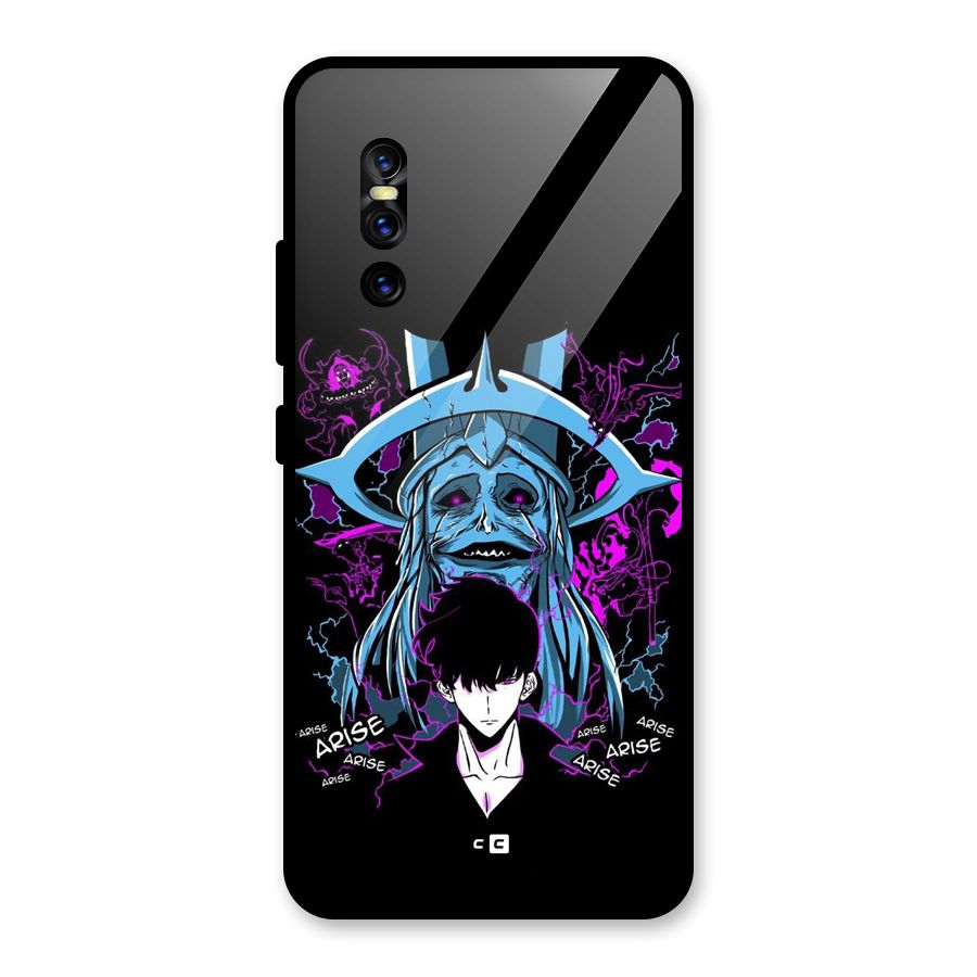 Jinwoo Arise Glass Back Case for Vivo V15 Pro