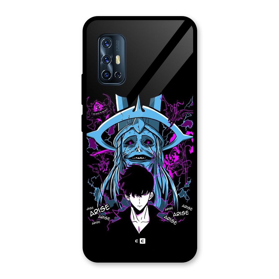 Jinwoo Arise Glass Back Case for Vivo V17