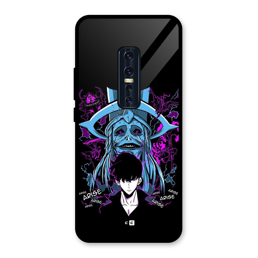 Jinwoo Arise Glass Back Case for Vivo V17 Pro