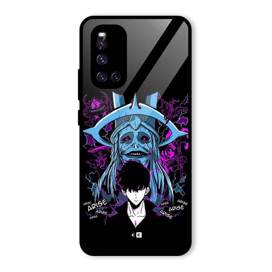Jinwoo Arise Glass Back Case for Vivo V19