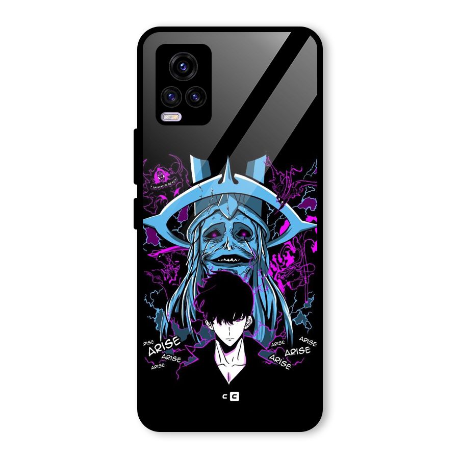 Jinwoo Arise Glass Back Case for Vivo V20 2021