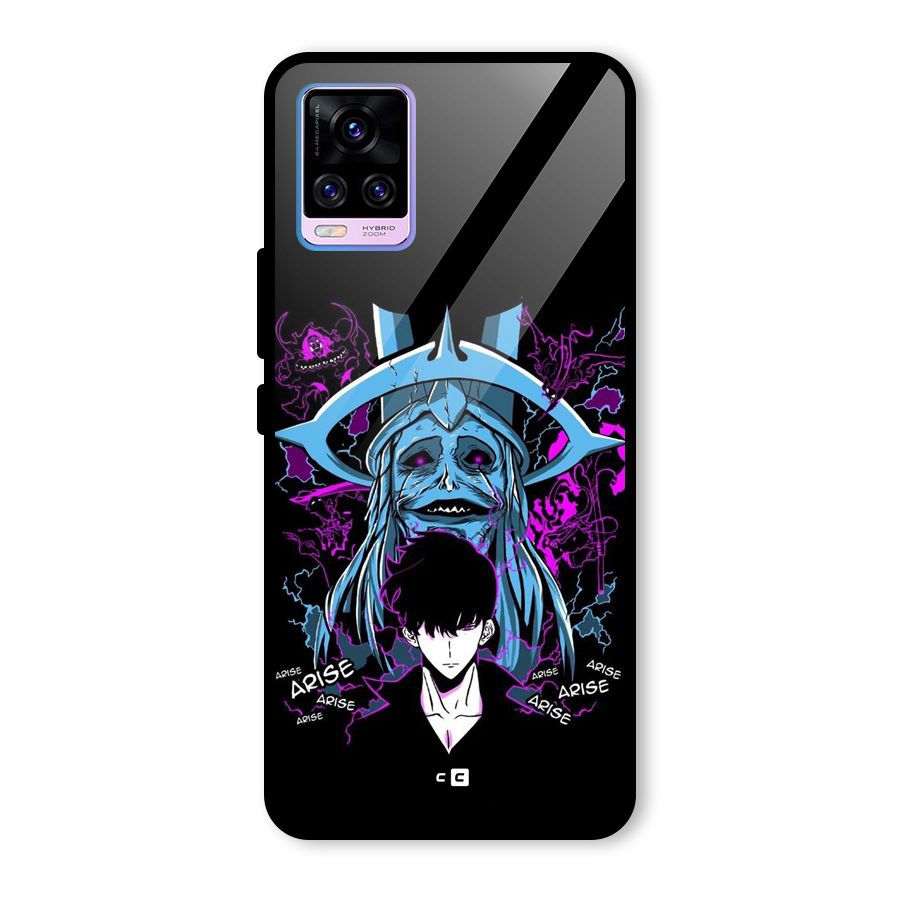 Jinwoo Arise Glass Back Case for Vivo V20 Pro