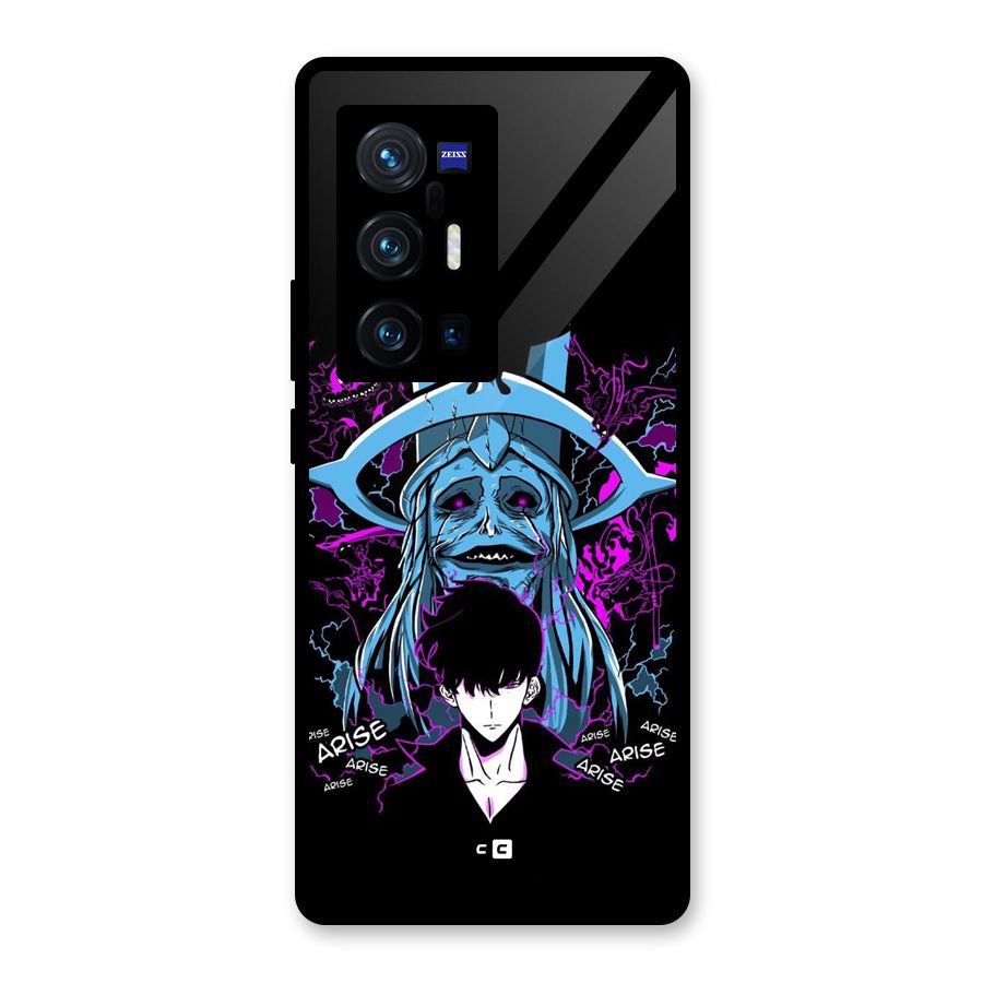 Jinwoo Arise Glass Back Case for Vivo X70 Pro Plus