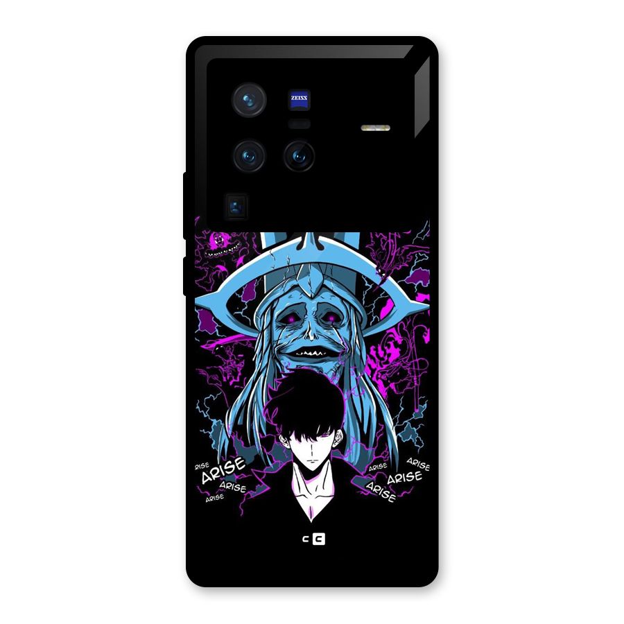 Jinwoo Arise Glass Back Case for Vivo X80 Pro