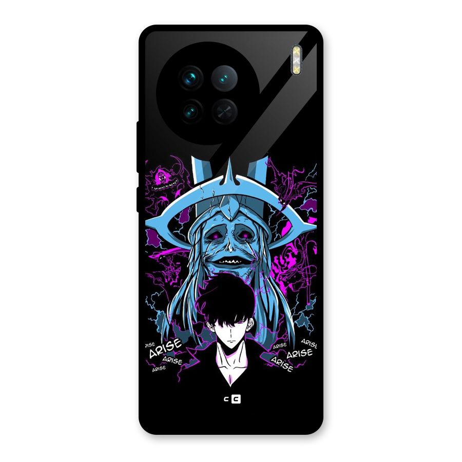 Jinwoo Arise Glass Back Case for Vivo X90