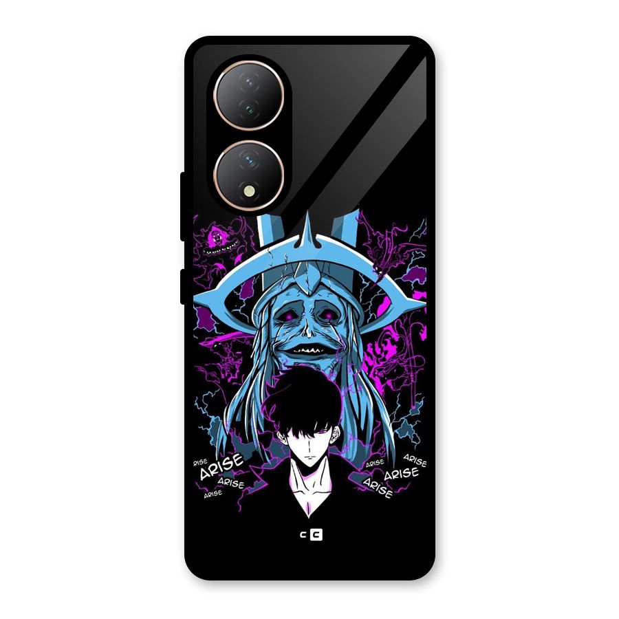 Jinwoo Arise Glass Back Case for Vivo Y100