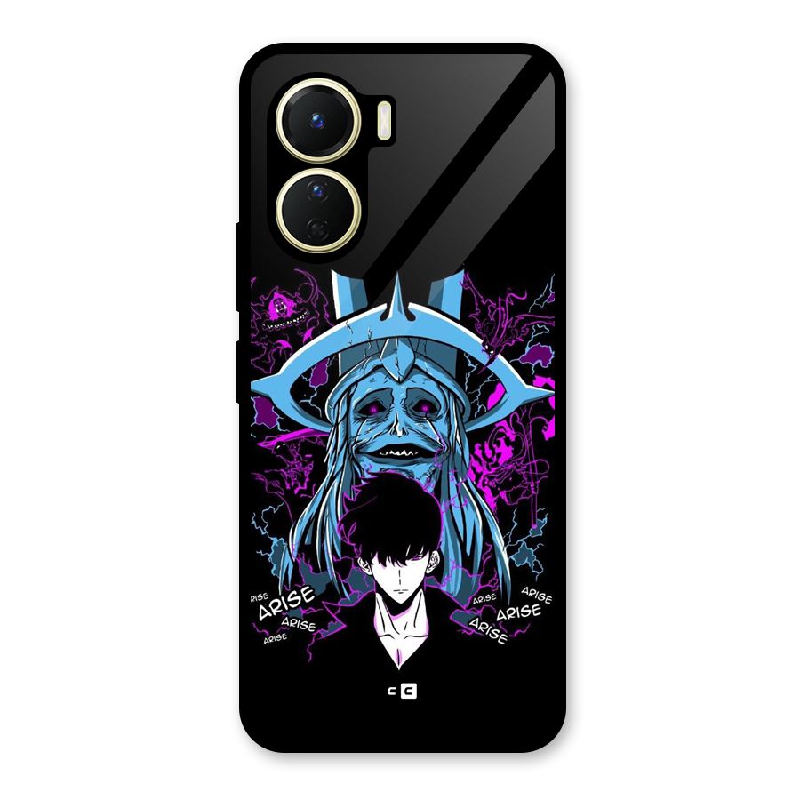 Jinwoo Arise Glass Back Case for Vivo Y16